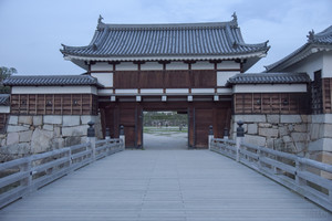 広島城入り口