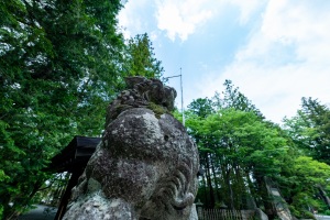穂高神社の狛犬